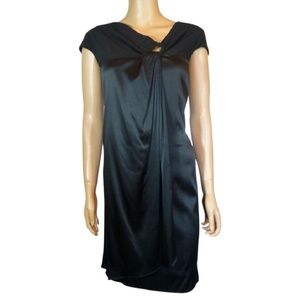 NEW Taylor Keyhole Shift Black Dress
